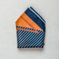 Striped Blue Yellow Pink | Scented Pocket Square