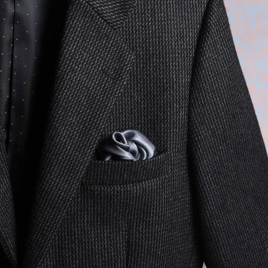 Solid Grey | Scented Pocket Square