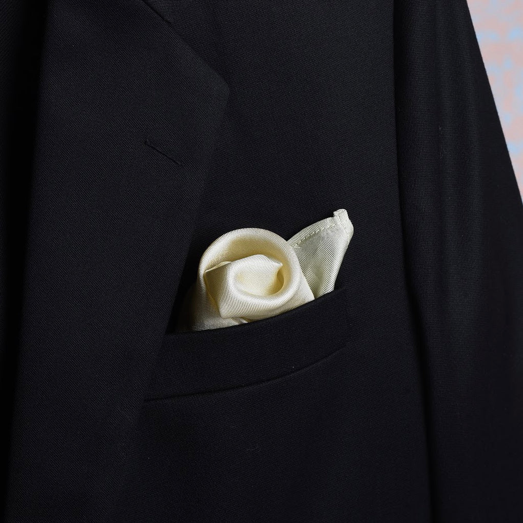 Ombre Mint Green scented pocket square in suit pocket for luxury style