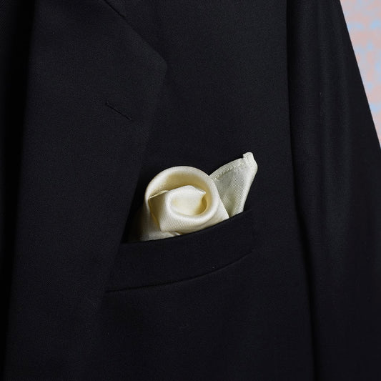 Ombre Mint Green scented pocket square in suit pocket for luxury style